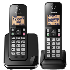 1 Panasonic KX-TGC352B Expandable Cordless Phone 