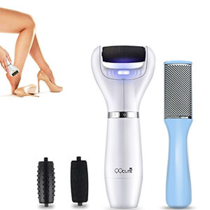 4 QQCute Electric Callus Remover with Stainless Steel Blade